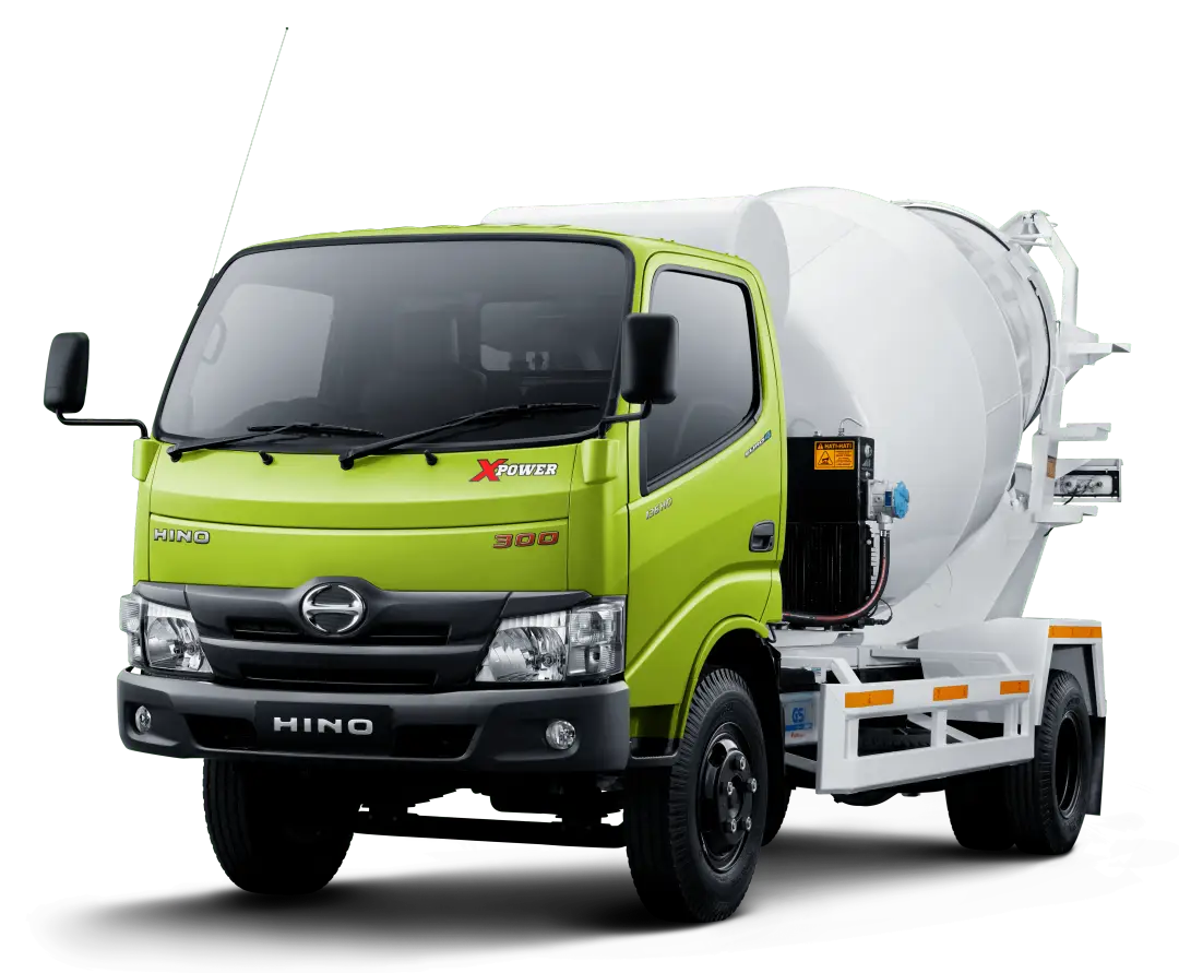 Truk Hino 300 Series varian 136 Hdx Mixer Euro4