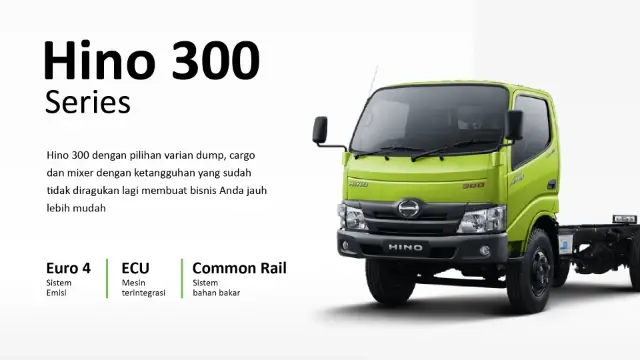 Truk Hino 300 Series resmi
