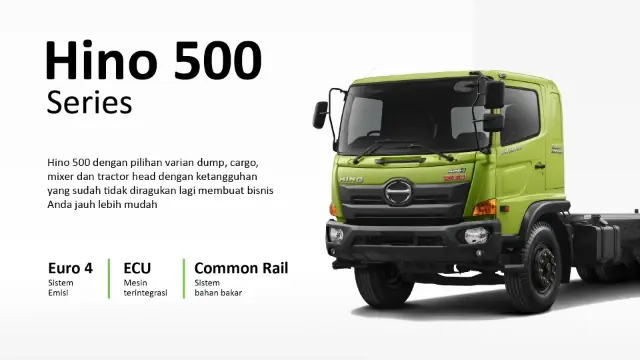 Truk Hino 500 Series resmi